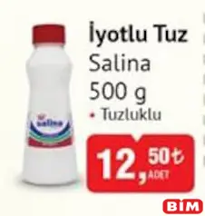 SALİNA İYOTLU TUZ 500 G SALİNA İYOTLU TUZ 500 G